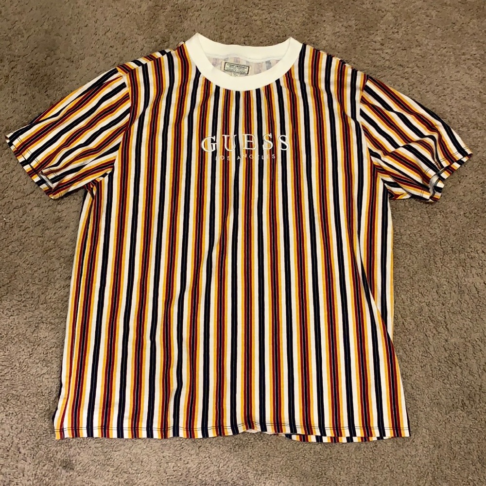 Men’s Guess Striped Shirt Heavyweight